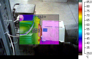 Termogram pompy