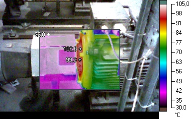 Termogram pompy